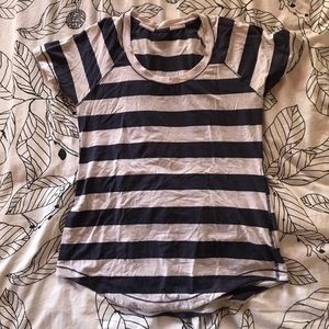 LuLulemon striped lounge shirt